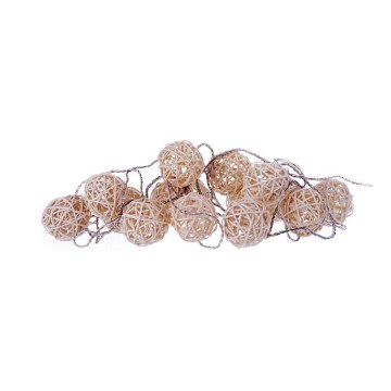 Vánoční dekorace vnitřní IP20 CHAIN 3m 16xLED/1,2W/230V