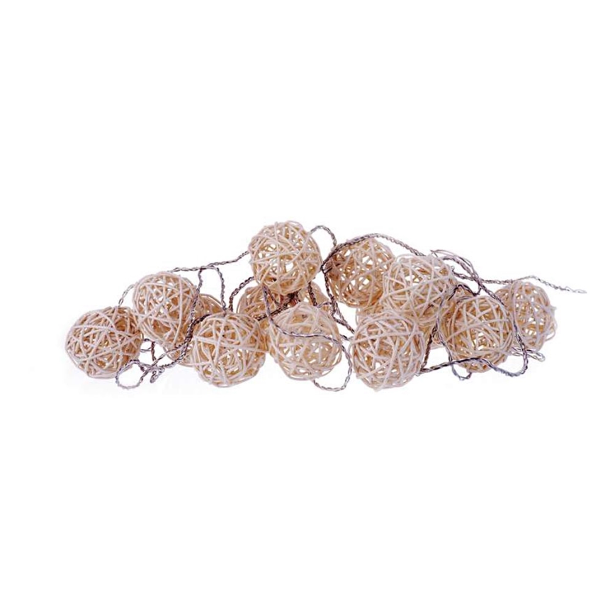 Vánoční dekorace vnitřní IP20 CHAIN 3m 16xLED/1,2W/230V