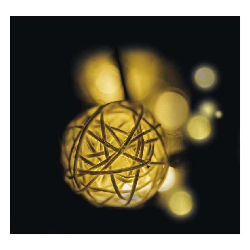 EMOS ZY1402 - Vánoční dekorace vnitřní IP20 Koule 3m 16xLED/1,2W/230V
