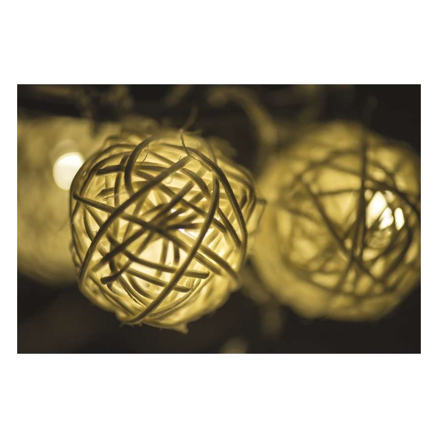 EMOS ZY1402 - Vánoční dekorace vnitřní IP20 Koule 3m 16xLED/1,2W/230V
