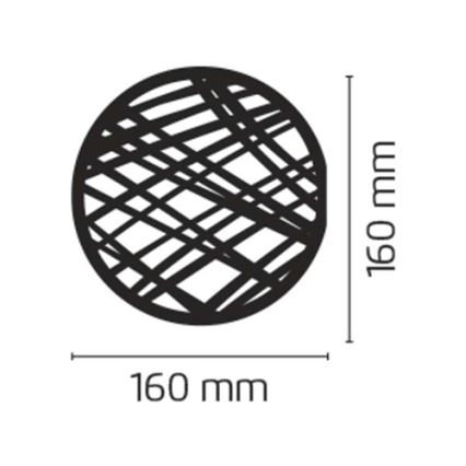 EMOS ZY1420 - Vánoční dekorace vnitřní IP20 Ratanové koule 20xLED/2W/4,5V