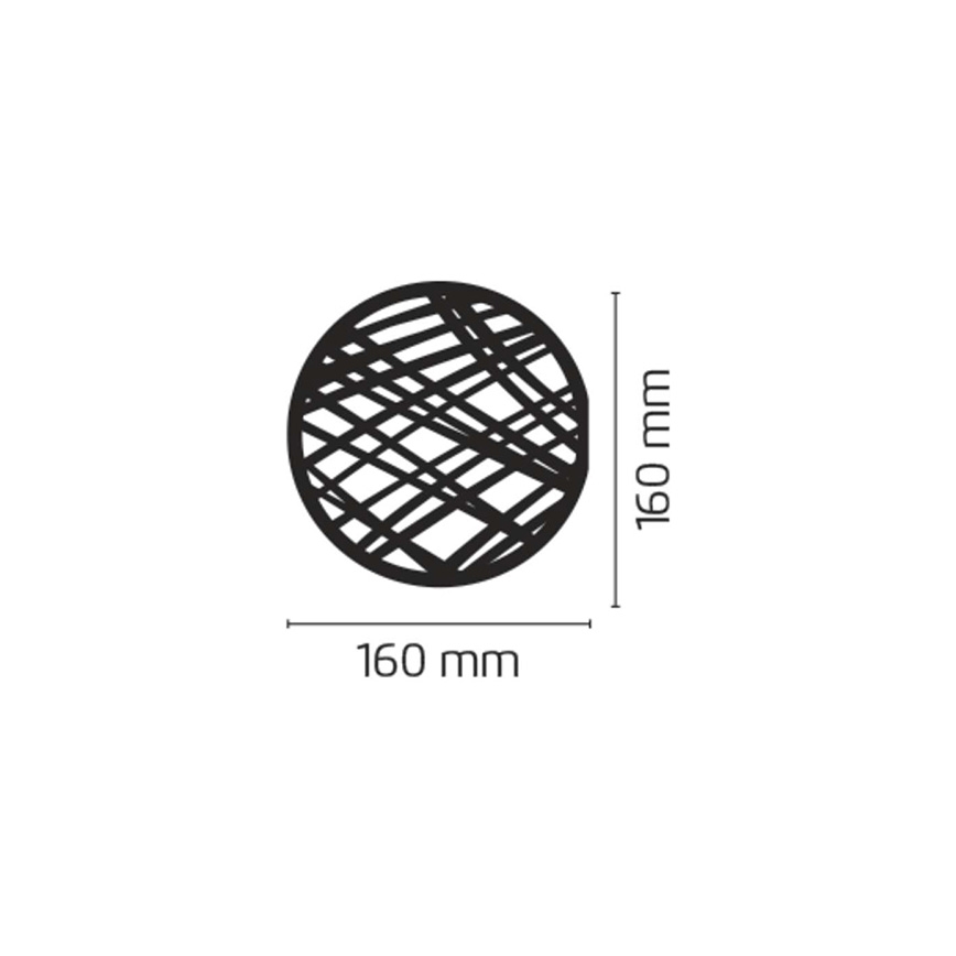 EMOS ZY1420 - Vánoční dekorace vnitřní IP20 Ratanové koule 20xLED/2W/4,5V