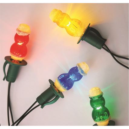 Vánoční řetěz FIGURINE 12xE10/10,7m, Vyrobeno v ČR