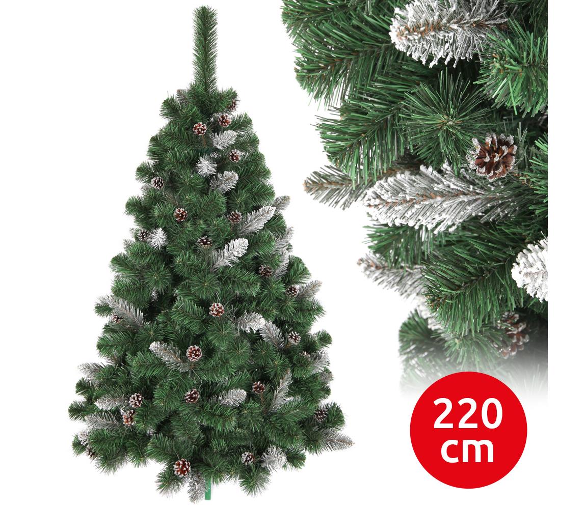ANMA Vánoční stromek SNOW 220 cm borovice AM0061