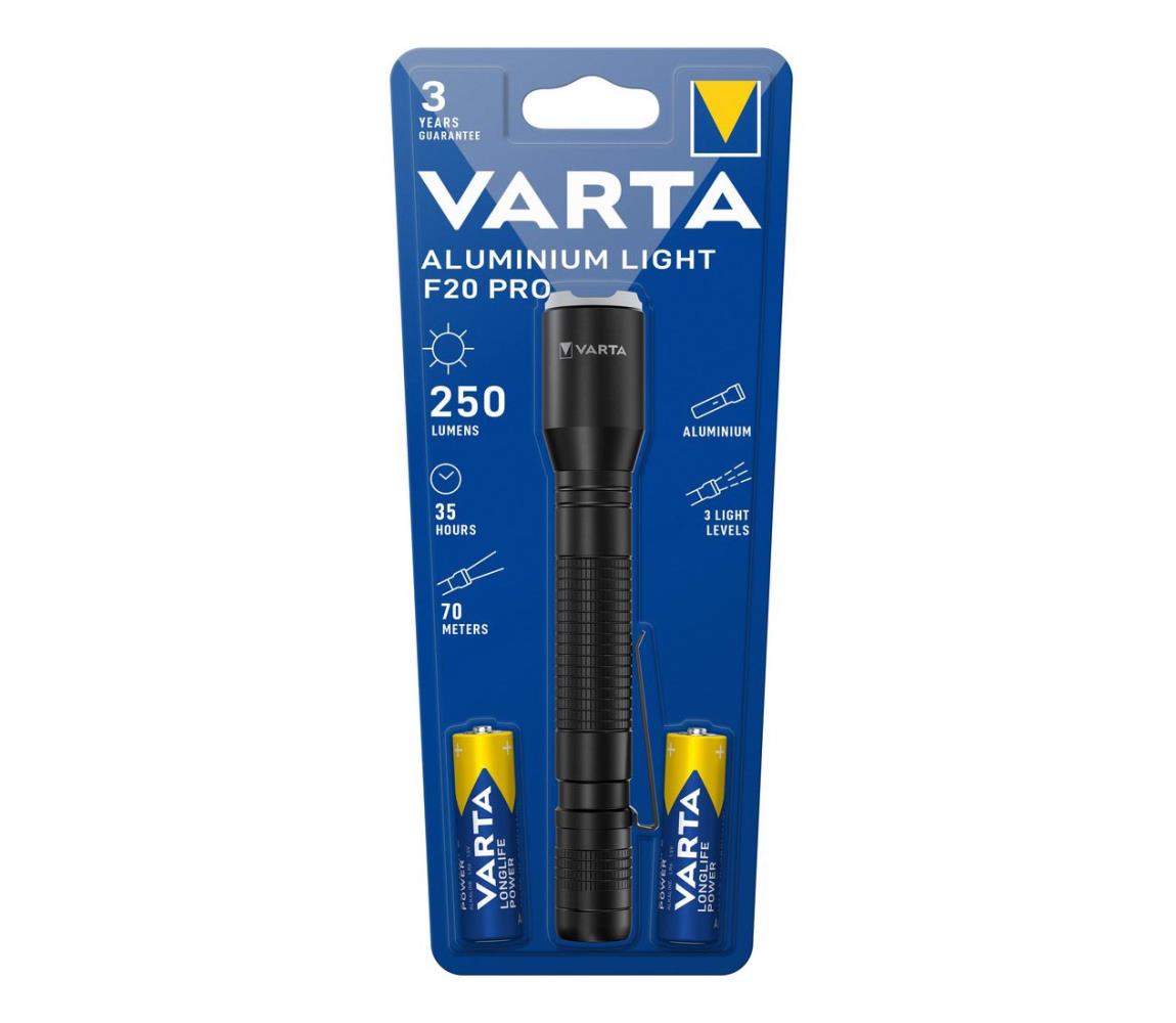 VARTA Varta 16607101421 - LED Svítilna ALUMINIUM LIGHT LED/2xAA VA0222