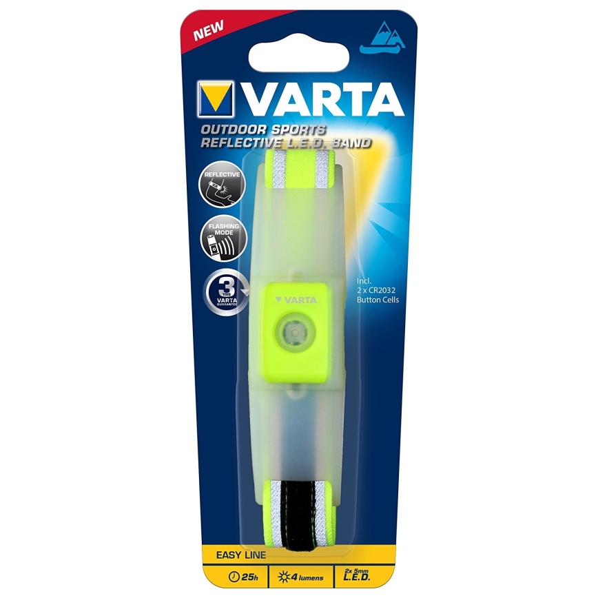 Varta 16620 - LED Reflexní náramek na sport LED/2xCR2032