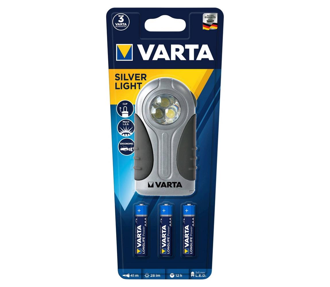 VARTA Varta 16647101421 - LED Ruční svítilna SILVER LIGHT LED/3xAAA VA0172
