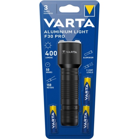 Varta 17608101421 - LED Svítilna ALUMINIUM LIGHT LED/3xAAA
