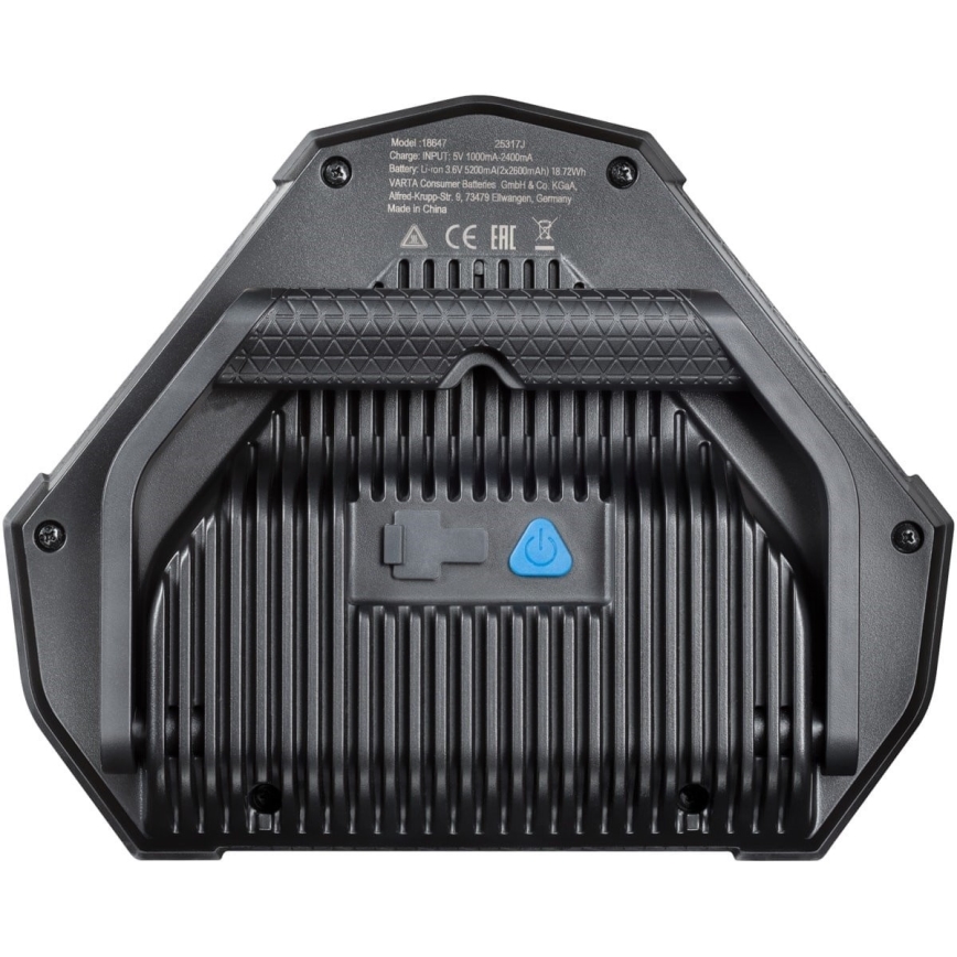 Varta 18647101401 - LED Přenosná svítilna WORK FLEX LED/12W/5V 5200mAh IP54