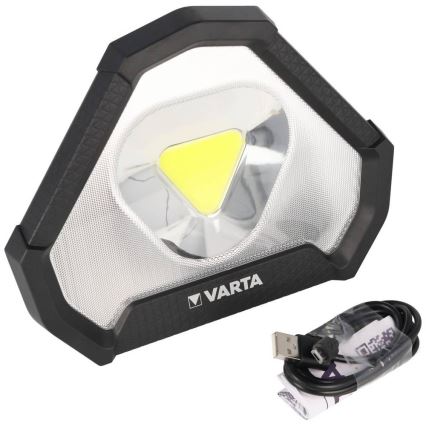 Varta 18647101401 - LED Přenosná svítilna WORK FLEX LED/12W/5V 5200mAh IP54