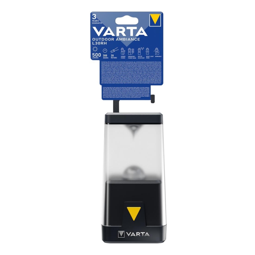 Varta 18666101111 - LED Stmívatelná campingová svítilna OUTDOOR AMBIANCE LED/3xAA