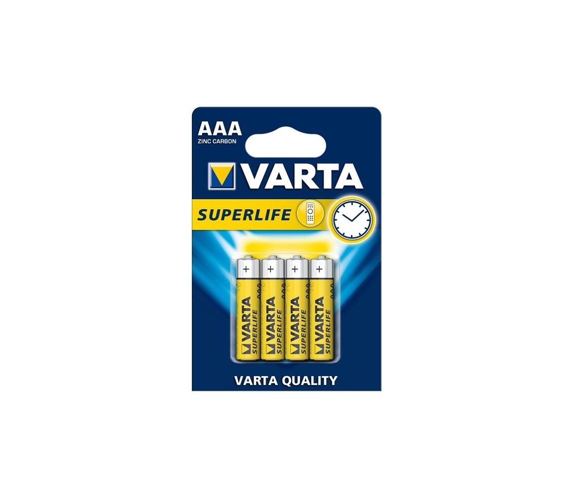 VARTA Varta 2003 - 4 ks Zinkouhlíková baterie SUPERLIFE AAA 1,5V 