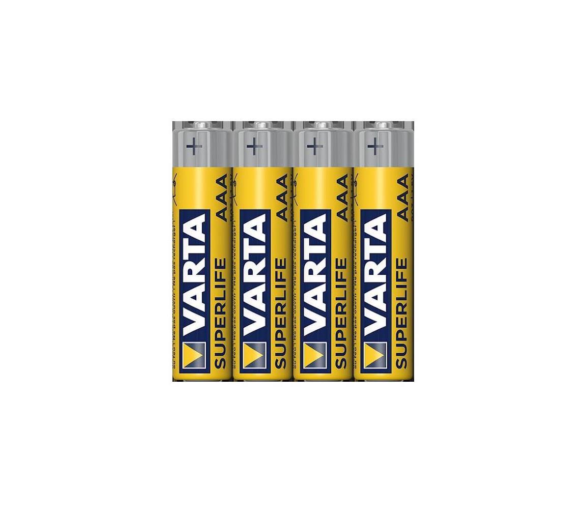 Varta Varta 2003101304 - 4 ks Zinkochloridová baterie SUPERLIFE AAA 1,5V VA0151