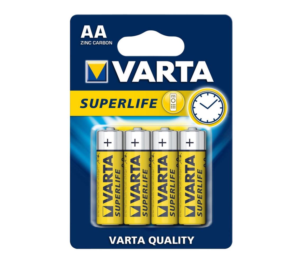 VARTA Varta 2006 - 4 ks Zinkouhlíková baterie SUPERLIFE AA 1,5V 