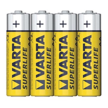 Varta 2006 - 4 ks Zinkouhlíková baterie SUPERLIFE AA 1,5V SUPERLIFE