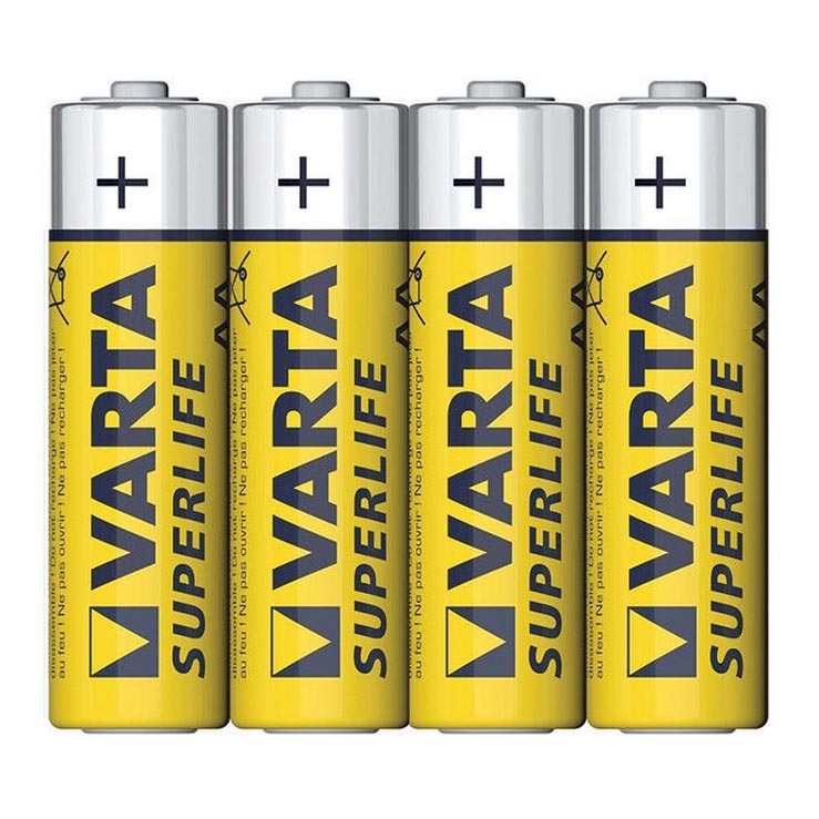 Varta 2006 - 4 ks Zinkouhlíková baterie SUPERLIFE AA 1,5V SUPERLIFE