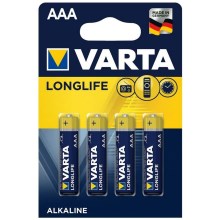 Varta 4103 - 4 ks Alkalické baterie LONGLIFE EXTRA AAA 1,5V