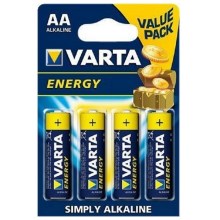 Varta 4106 - 4 ks Alkalické baterie ENERGY AA 1,5V