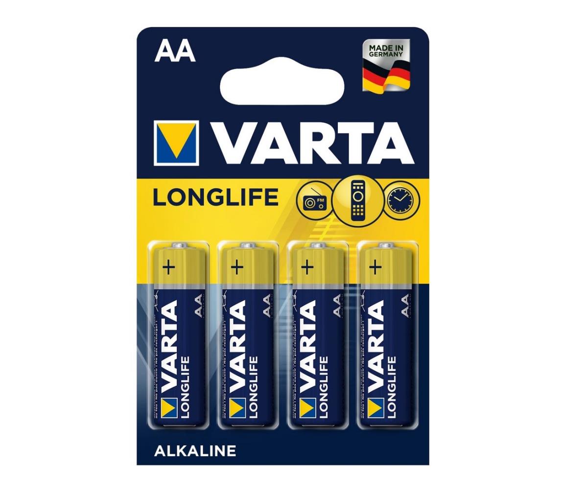 Varta Varta 4106 - 4 ks Alkalické baterie LONGLIFE EXTRA AA 1,5V VA0006