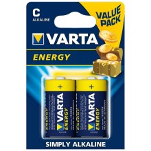 Varta 4114 - 2 ks Alkalická baterie ENERGY C 1,5V