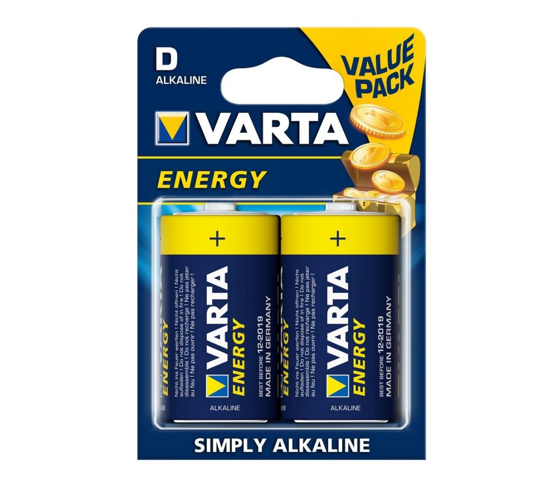 Varta Varta 4120 - 2 ks Alkalická baterie ENERGY D 1,5V VA0014
