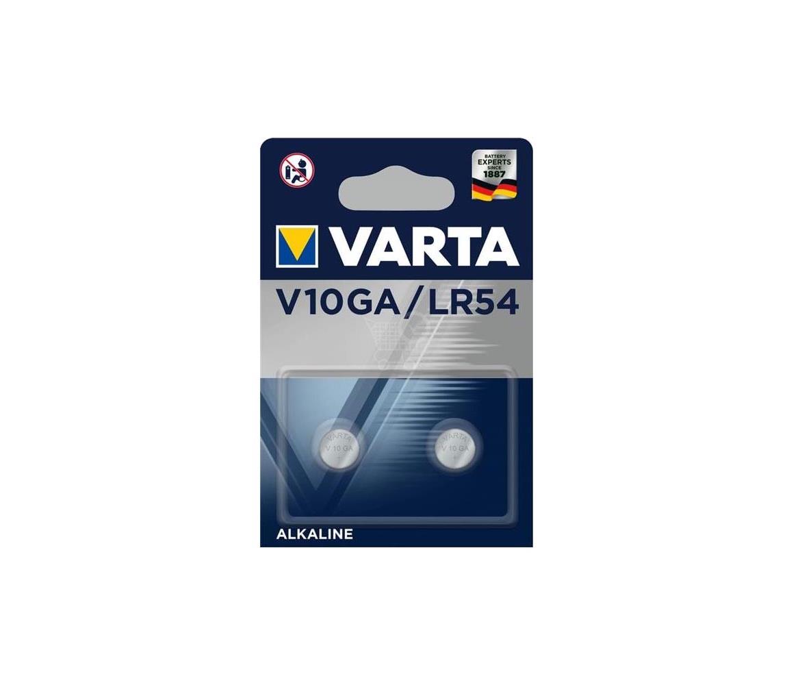 Varta Varta 4274101402 - 2 ks Alkalická baterie knoflíková ELECTRONICS V10GA 1,5V VA0194
