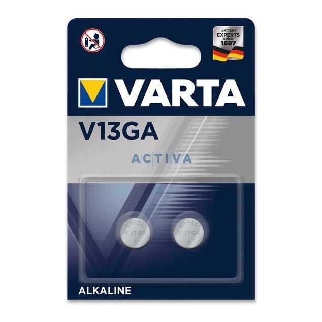 Varta 4276101402 - 2 ks Alkalická baterie knoflíková ELECTRONICS V13GA 1,5V
