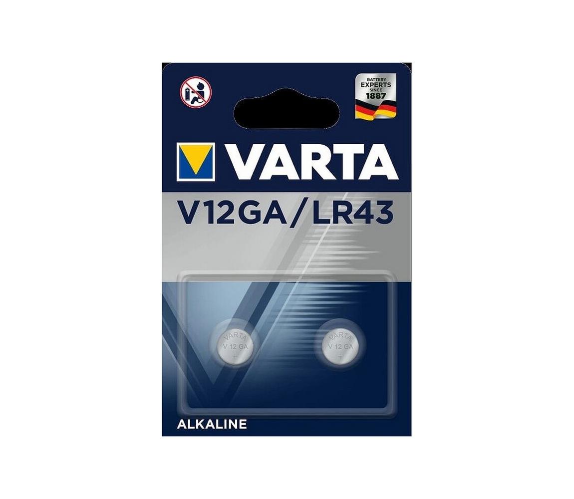 VARTA Varta 4278101402 - 2 ks Alkalická baterie knoflíková ELECTRONICS V12GA 1,5V VA0197