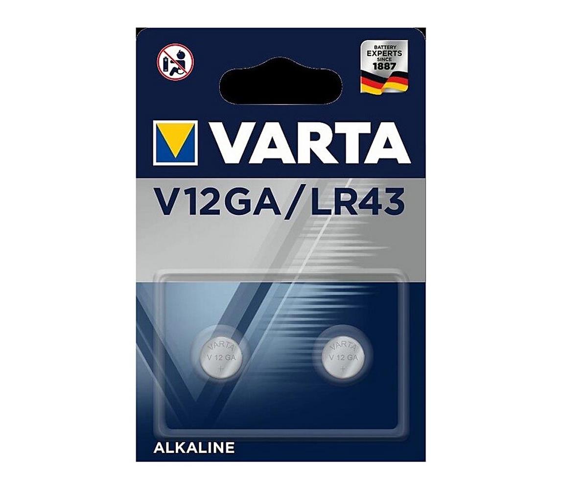 VARTA Varta 4278101402 - 2 ks Alkalická baterie knoflíková ELECTRONICS V12GA 1,5V VA0197