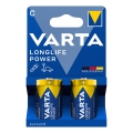Varta 4914121422 - 2 ks Alkalické baterie LONGLIFE POWER LR14/C 1,5V