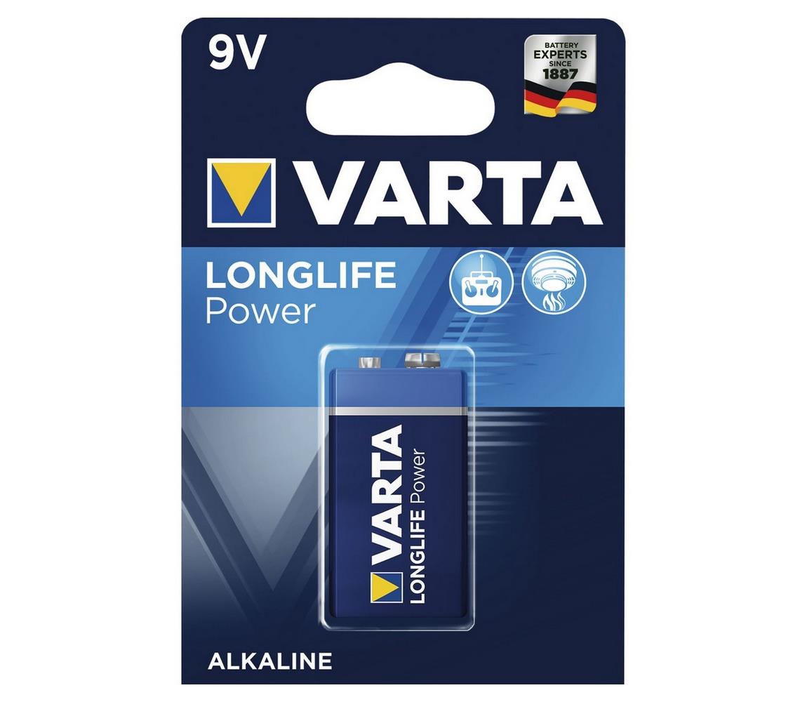 VARTA Varta 4922121411 - 1 ks Alkalická baterie LONGLIFE 9V VA0150