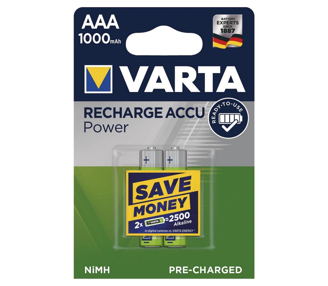 VARTA Varta 5703301402 - 2 ks Nabíjecí baterie RECHARGE  AAA  1,2V 