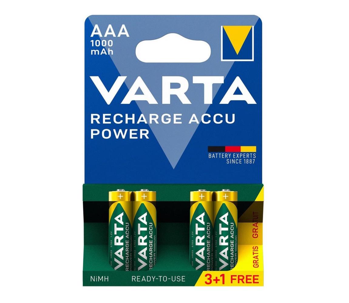 VARTA Varta 5703301494 - 3+1 ks Nabíjecí baterie ACCU AAA Ni-MH/1000mAh/1,2V VA0216