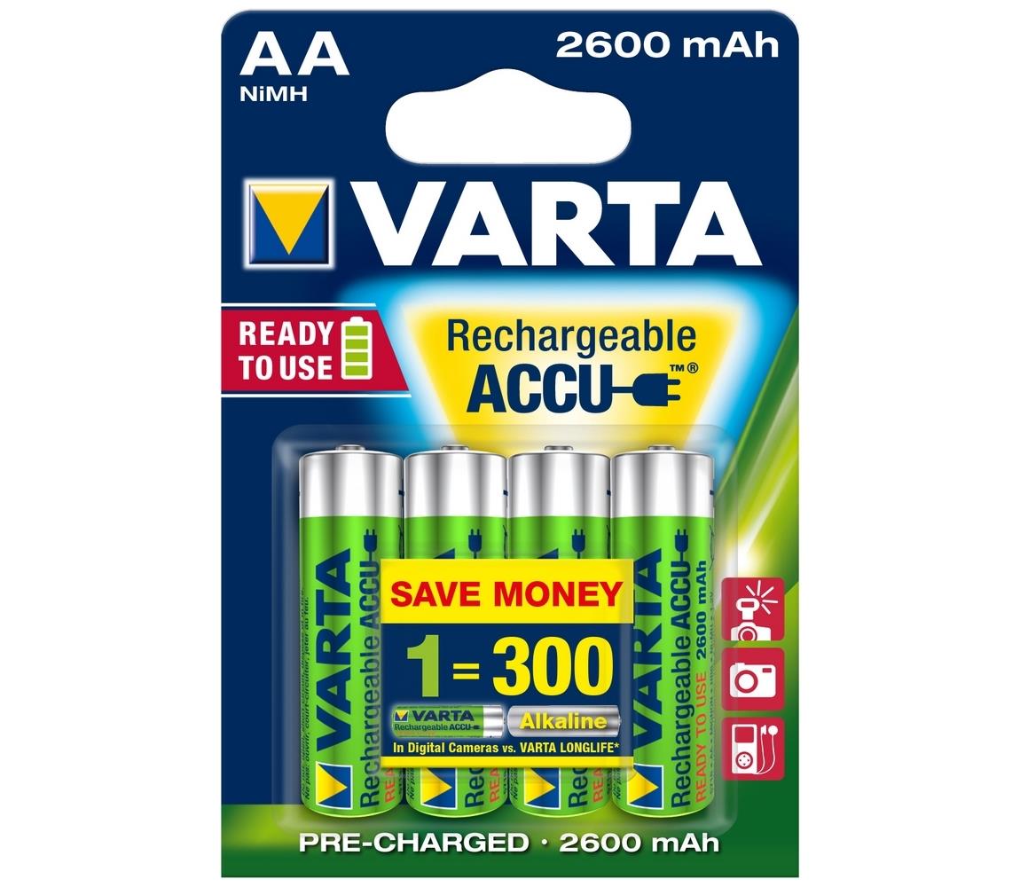VARTA Varta 5716 - 4 ks Nabíjecí baterie ACCU AA NiMH/2600mAh/1,2V 