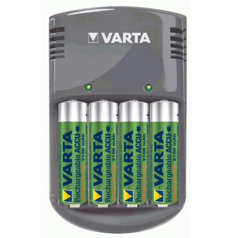 Varta 57617 - Nabíječka baterií QUATRO 4xAA/AAA 2100mAh 230V