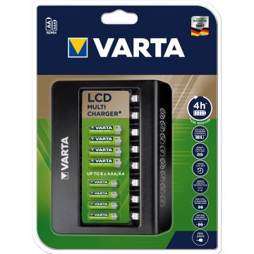Varta 57681 - LCD Smart nabíječka 8xAA/AAA nabíjení 2h