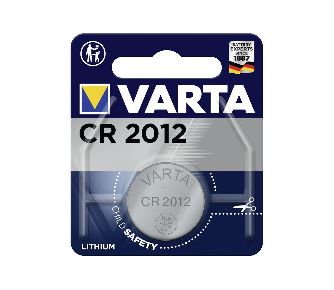 VARTA Varta 6012101401 - 1 ks Lithiová baterie knoflíková ELECTRONICS CR2012 3V VA0206