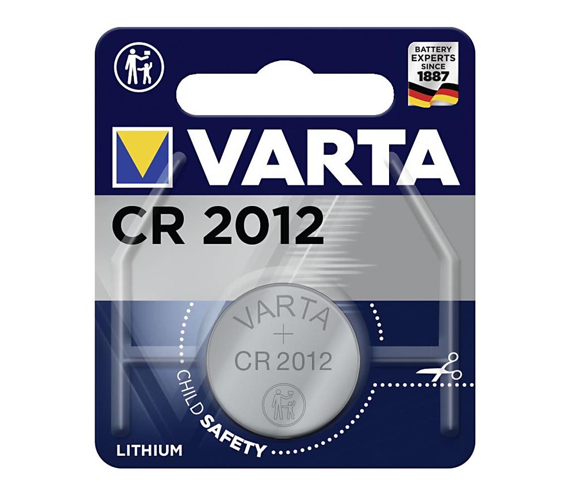 Varta Varta 6012101401 - 1 ks Lithiová baterie knoflíková ELECTRONICS CR2012 3V VA0206