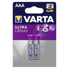 Varta 6103301402 - 2 ks Lithiová baterie ULTRA AAA 1,5V