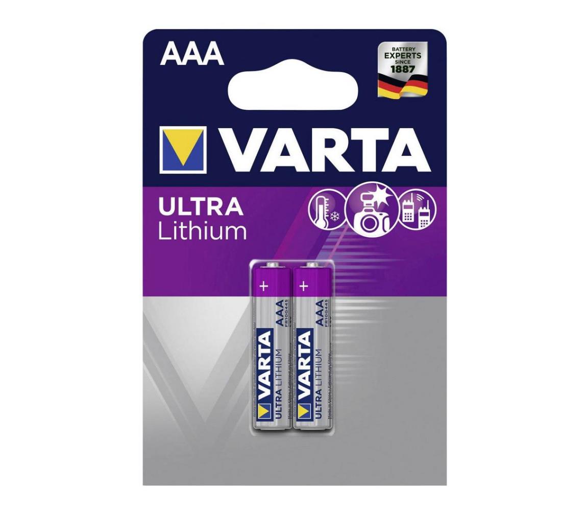 VARTA Varta 6103301402 - 2 ks Lithiová baterie ULTRA AAA 1,5V VA0181