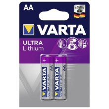 Varta 6106 - 2 ks Lithiová baterie ULTRA AA 1,5V