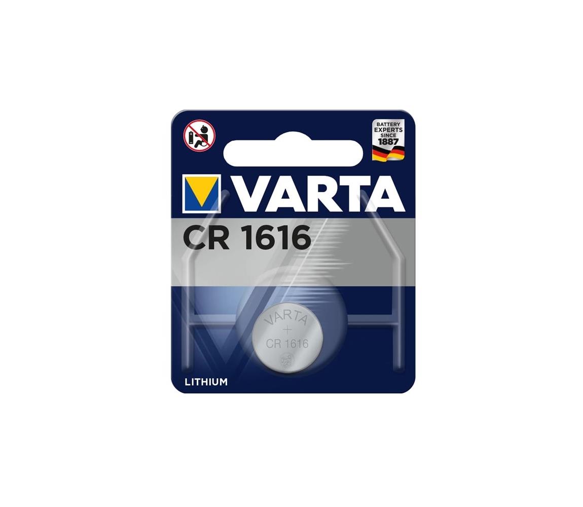 VARTA Varta 6616 - 1 ks Lithiová baterie CR1616 3V VA0090