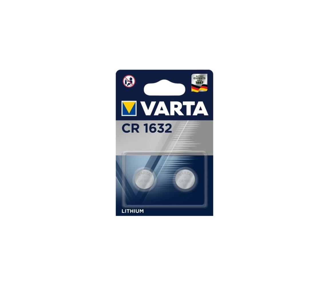 VARTA Varta 6632101402 - 2 ks Lithiová baterie knoflíková ELECTRONICS CR1632 3V VA0199