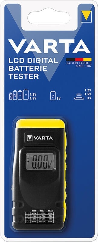Varta 891101401 - Zkoušečka baterií a akumulátorů LCD Battery Tester 3V