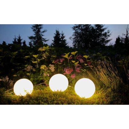 Venkovní dekorační svítidlo GARDEN BALL 1xE27/40W/230V IP65 pr. 38 cm