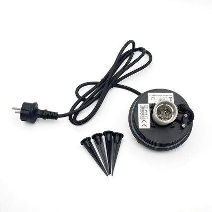 Venkovní dekorační svítidlo LUMISTONE 1xE27/15W/230V IP65 pr. 25 cm