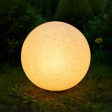 Venkovní dekorační svítidlo LUMISTONE 1xE27/15W/230V IP65 pr. 28 cm