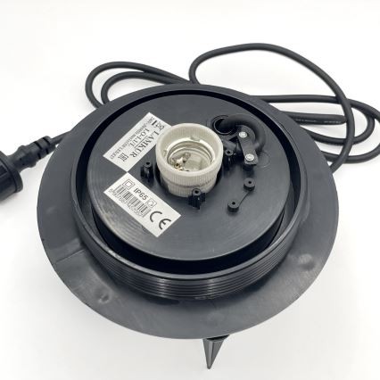 Venkovní dekorační svítidlo LUMISTONE 1xE27/15W/230V IP65 pr. 38 cm