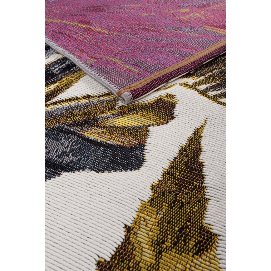 Venkovní koberec CAPPUCCINO 120x180 cm zlatá/šedá