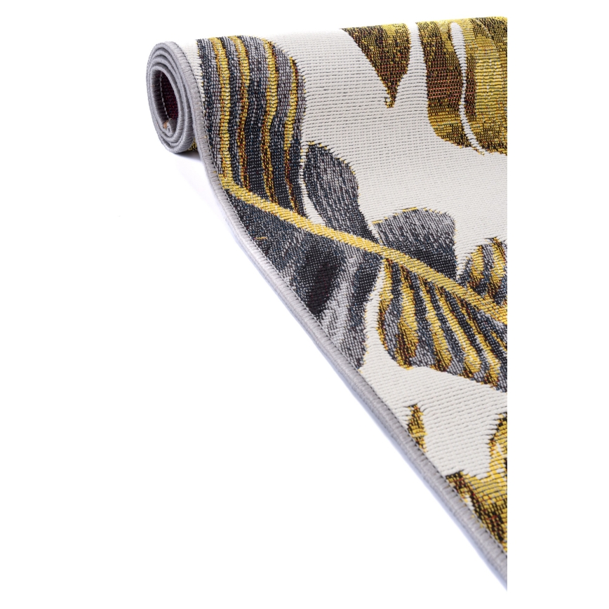 Venkovní koberec CAPPUCCINO 120x180 cm zlatá/šedá